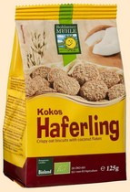 Haferling Biscuiti Ecologici Crocanti din Ovaz cu Fulgi de Cocos Bohlsener Pronat 125gr Cod: bhm53268 foto