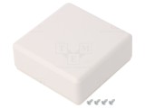 Carcasă universală ABS albă 71x71x21 mm