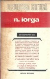 Nicolae Iorga carte editura Eminescu 1979 critica literara studii autori clasici biblioteca