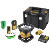 DeWalt DCE079D1G - Nivela laser rotativa 76 m +/-0.5 mm/m - rot/min receptor proiectie verticala valiza speciala