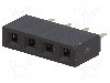 Conector 4 pini, seria {{Serie conector}}, pas pini 2.54mm, NINIGI - ZL305-04