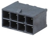 Soclu cablu-placă Mega-Fit 5,7mm PIN 8 23A THT, MOLEX