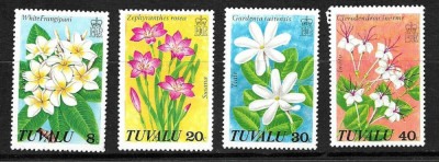 Tuvalu 1978 - Flori, serie neuzata foto