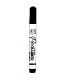 Marker whiteboard Negru Flexoffice varf rotund 2.5mm pentru tabla alba sticla cerneala alcool non-toxic