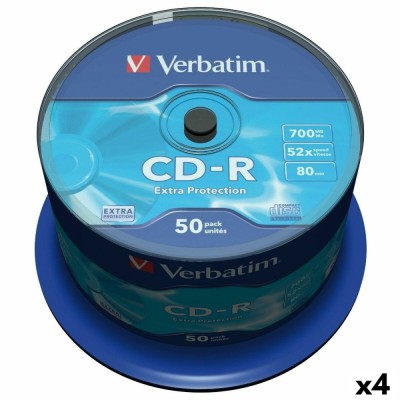 CD-R Verbatim Extra Protection 700 MB 52x 50 Piese (4 Unități) foto