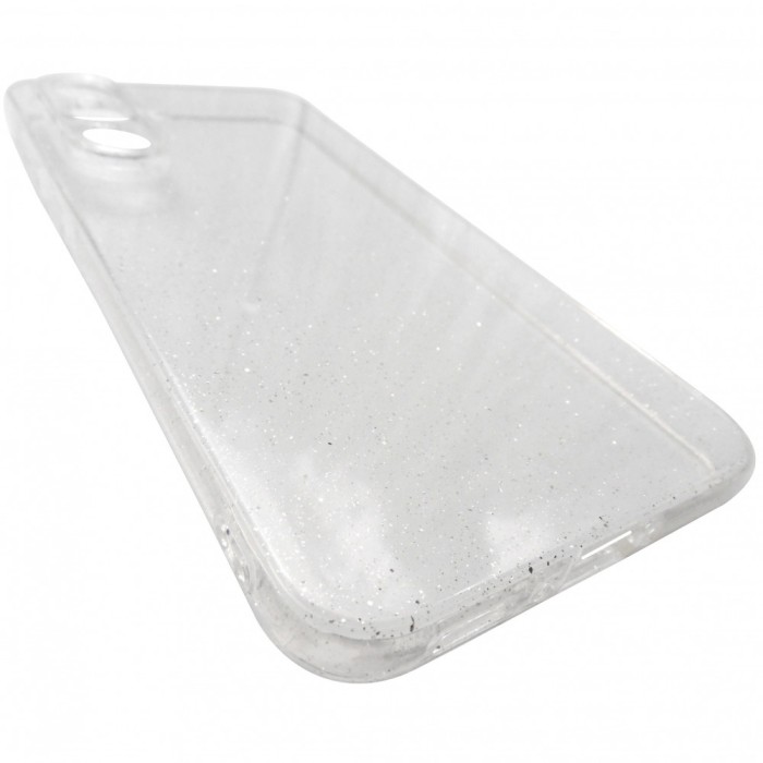 Husa silicon transparenta cu sclipici pentru Samsung Galaxy A56 5G