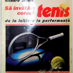 Sa invatam corect tenis de la initiere la performanta- Richard Schulz