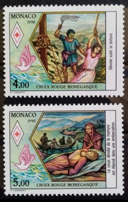 BC103, Monaco 1990, serie picturi, Crucea Rosie foto