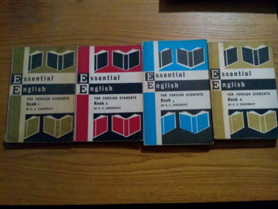 ESSENTIAL ENGLISH * For Foreign Studedents - 4 Vol.- C. E. Eckersley -1965/1967 foto