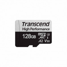 Card de memorie Transcend 330S 128GB Micro SDXC Clasa 10 UHS-I U3 + Adaptor SD foto