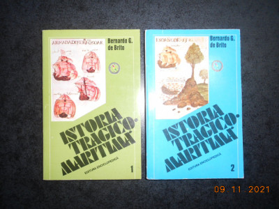 BERNARDO GOMES DE BRITO - ISTORIA TRAGICO-MARITIMA 2 volume impecabile foto