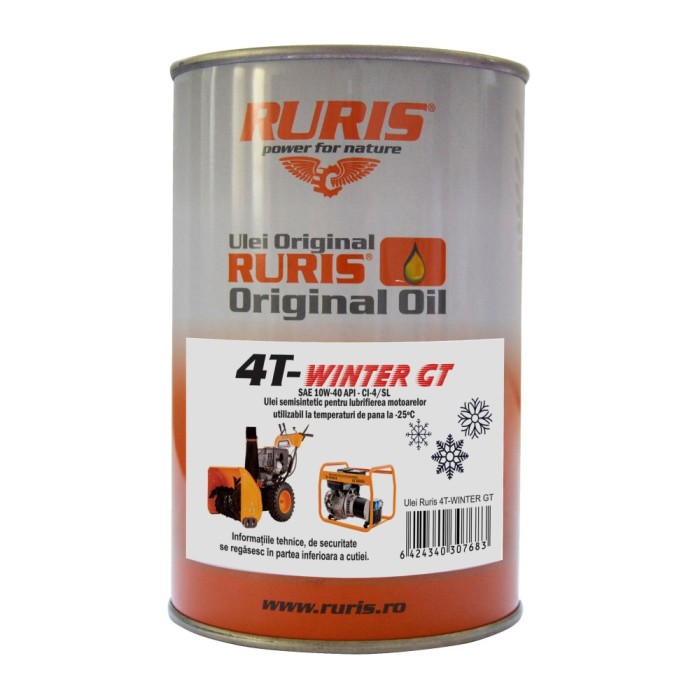 Ulei motor 4T Ruris winter GT, 10W-40, 0.6 L