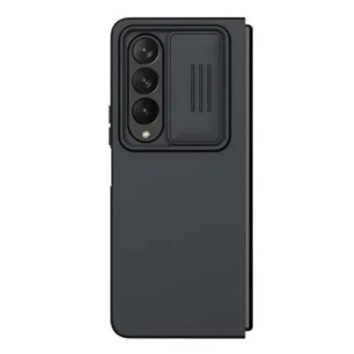 Nillkin CamShield Silky Silikonovy Kryt pro Samsung Galaxy Z Fold 4 5G Black foto