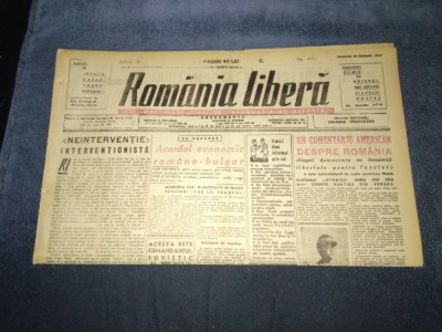 ZIAR ROMANIA LIBERA 20 OCTOMBRIE 1945 foto