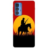 Husa compatibila cu Motorola Edge 20 Lite model Red Dead Redemption 2, Silicon, TPU, Viceversa, Transparent, Carcasa