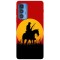 Husa compatibila cu Motorola G51 model Red Dead Redemption 2, Silicon, TPU, Viceversa
