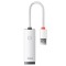 ADAPTOR RETEA Baseus Lite, USB 2.0 to RJ-45 Gigabit LAN Adapter, LED, alb &quot;WKQX000102&quot; (timbru verde 0.18 lei) - 6932172606060