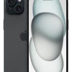 Telefon Mobil Apple iPhone 15 Plus, Super Retina XDR OLED 6.7inch, 256 GB Flash, Camera Duala 48 + 12 MP, Wi-Fi, 5G, iOS (Negru)