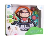 PIANINA BEBE MAIMUTICA DJ CU LUMINI SUNETE SI MICROFON SuperHeroes ToysZone, Jucarii Bebe