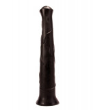 Dildo Clasic Huge Horse Dildo, Negru, 48 cm