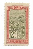 Madagascar - Scaun Sedan, 1908 - 2 C, neobliterat