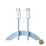 Cablu Date si Incarcare USB-C - USB-C Baseus Dynamic 4 Series 100W 2m Albastru P10381400311-01