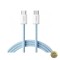 Cablu Date si Incarcare USB-C - USB-C Baseus Dynamic 4 Series 100W 1m Albastru P10381400311-00