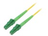 Cablu Patch Cord Fibra Optica Logilink OS2 LC/APC Monomod Simplex 2m LSZH Galben