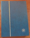 1-CLASOR GERMAN&#039;&#039;SAMLER-SERVICE&#039;&#039;-Stare F. BUNA/ ca NOU -/16foiNEGRE/32pag./ 2foite trans. intre fiecare foaie/9 benzi/pe pag.-bine intinse