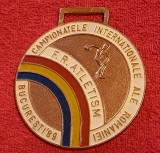 Medalie-Campionatele Internationale ale Romaniei`89-Federatia Romana de ATLETISM