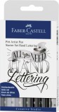 Set PITT ARTIST Caligrafic 8buc/set, Faber Castell
