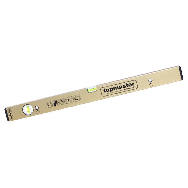 Nivela aluminiu magnetica 2 bule 1500mm, Topmaster 270312