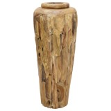 vidaXL Vază decorativă, 40 x 100 cm, lemn masiv de tec 285209