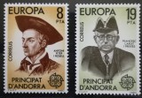 BC272, Andorra Spaniola 1980, serie personalitati, europa cept, Nestampilat
