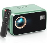 Cumpara ieftin Videoproiector 1080P Full HD, WiFi 6, Bluetooth 5.2, 18000 Lumeni, Suporta 4K, AI Focalizare Automata, Corectie Trapezoidala, HDMI, USB, Audio, Zoom,