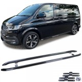 Bare laterale din otel inoxidabil negru, potrivite pentru VW T5 T6 T6.1 cu ampatament scurt Performance AutoTuning