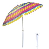 Pachet Umbrela protectie solara 2m + suport tip burghiu alb Zilan ZTS8487_2