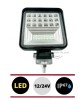 Lampa LED 126W 6000lm 12V 24V, 42 LED, Offroad, Tractor, Camion, SUV, 4x4, IP67, Combo, 6500k