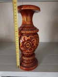 VAZA DIN LEMN SCULPTATA (4). PRODUS DE COLECTIE, DECOR-237940