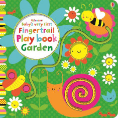 Babys very first Fingertrail Play book Garden - Carte Usborne (0+) foto