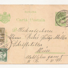 R1 Romania - Carta postala , Wien - Caransebes , circulata 1931