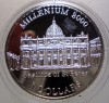 5.447 LIBERIA MILLENIUM 5 DOLLARS 2000 PROOF, Africa, Cupru-Nichel