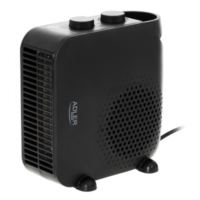 Aeroterma ceramica 2000 W, indicator luminos, termostat, negru, Adler AD7725b foto