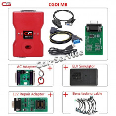 CGDI MB Prog Benz +EIS/ELV cables +AC adapter +ELV repair adapter +ELV emulator foto