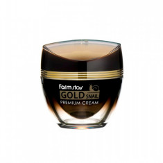 Crema de fata premium cu mucina de melc si aur Gold, 50ml, Farmstay