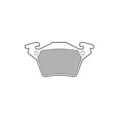 Set placute frana punte spate Mercedes V-Class; Vito (W638), 02.1996-07.2003, marca Delphi LP1471 foto