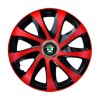 Set 4 capace roti Drift extra red R14 Pentru gama Skoda, Autohelix MSA