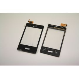 Touchscreen LG E405 Optimus Dual Sim L3 negru foto