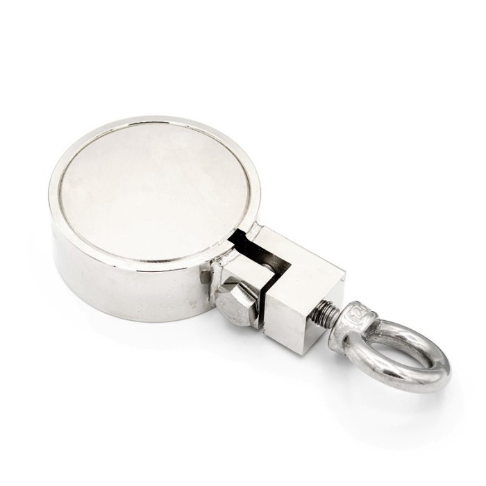Magnet de pescuit &ndash; model clemă (tip cleste) - D 67 mm