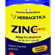 Zinc Forte, 30 capsule, Herbagetica